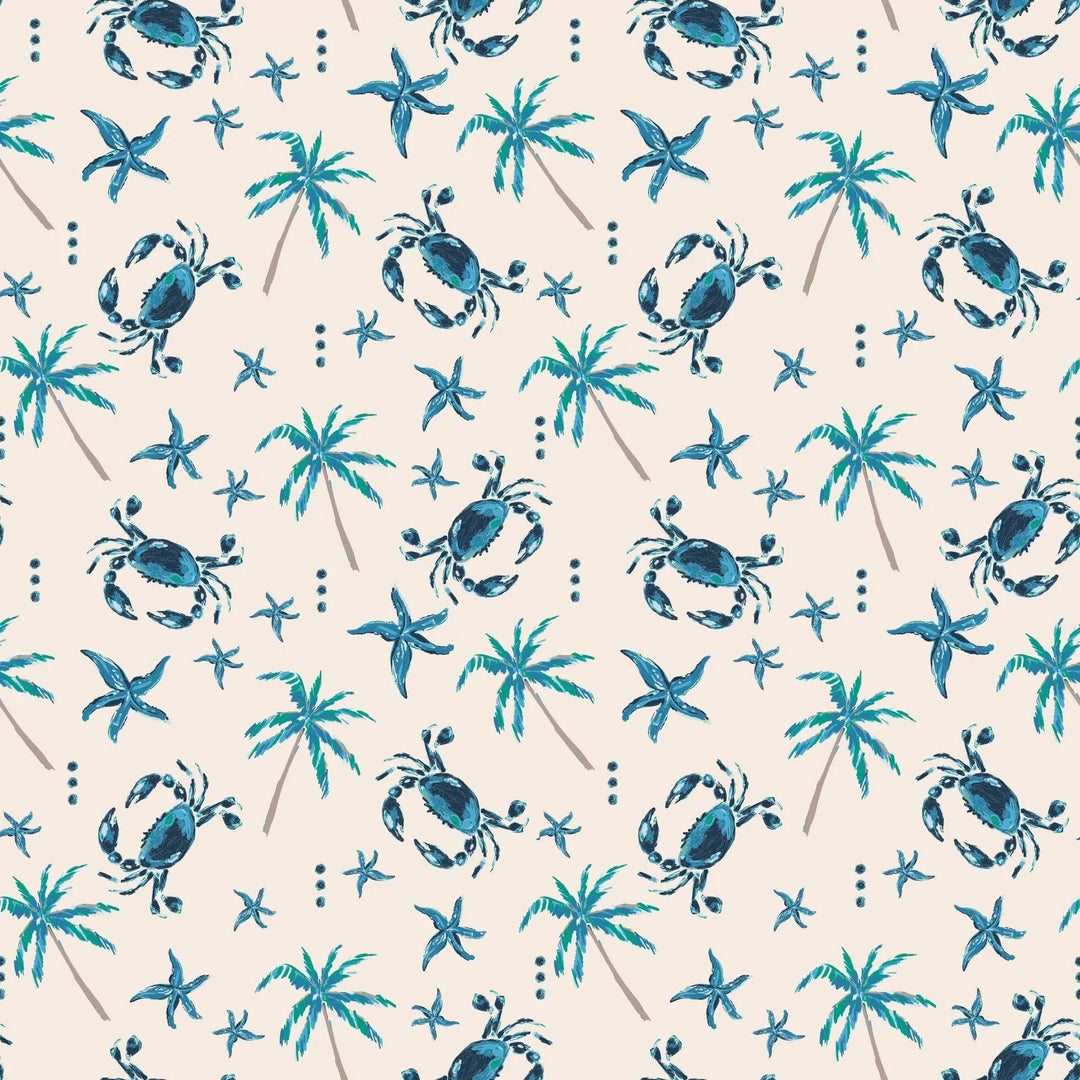 Baby Blue Crabs Pajama Set