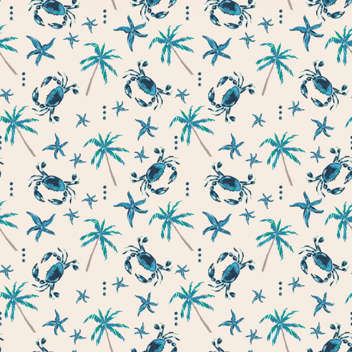 Baby Blue Crabs Pajama Set