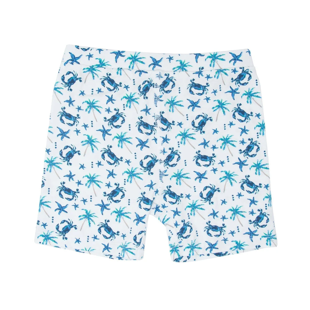 Baby Blue Crabs Pajama Set
