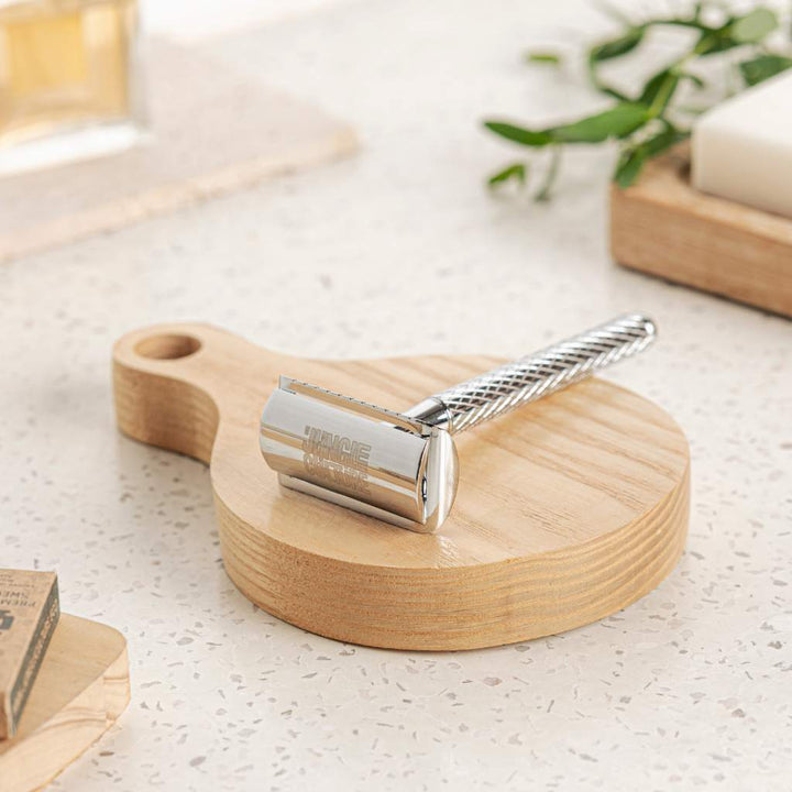Reusable Metal Diamond Grip Safety Razor Set, 11 Ct.