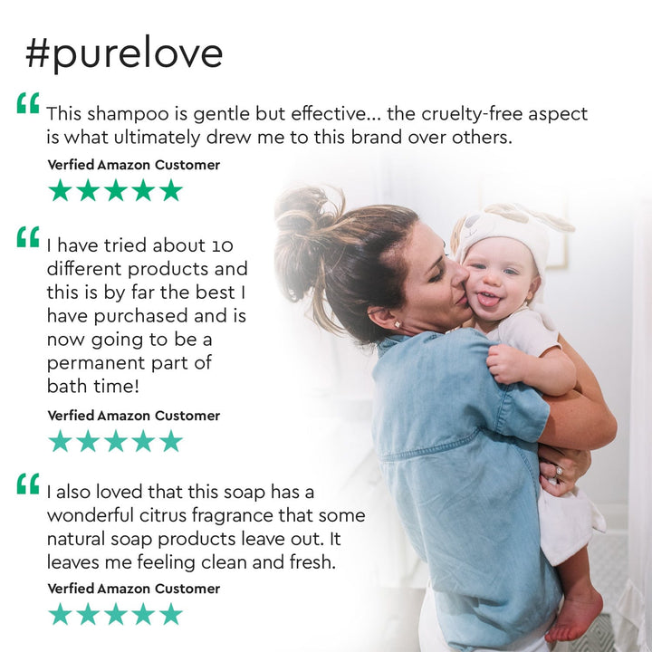Pure Plant-Based Tear-Free Baby Shampoo &amp; Body Wash