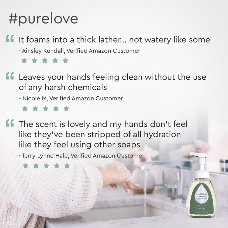Biodegradable Plant-Based Foaming Hand Soap, 12 oz.