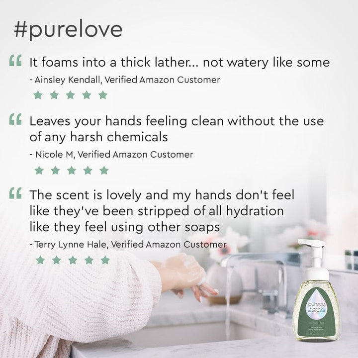 Biodegradable Plant-Based Foaming Hand Soap, 12 oz.