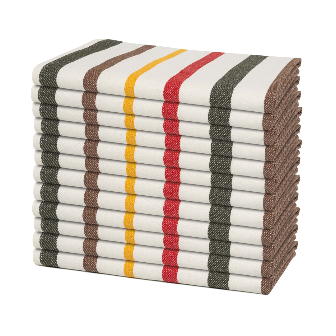 Organic Cotton Striped Table Linens 20"x20", 12 Ct.