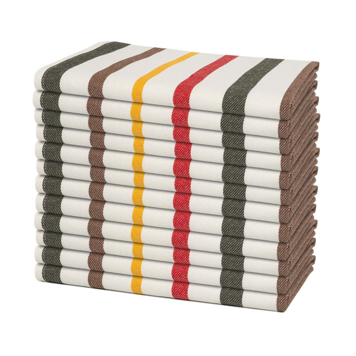 Organic Cotton Striped Table Linens 20"x20", 12 Ct.