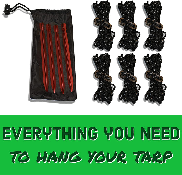Packable Waterproof Rain Tarp, 11&