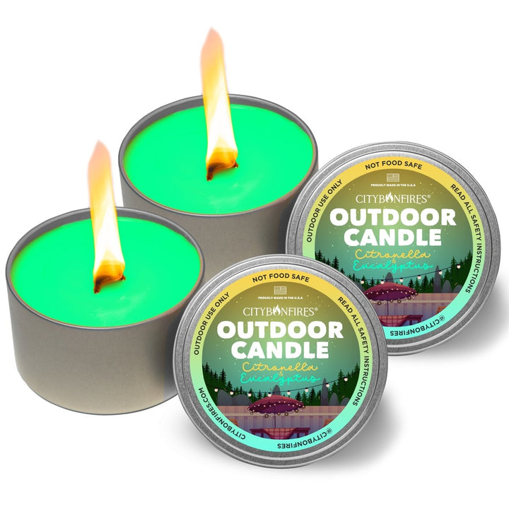 Plant-Based Citronella &amp; Eucalyptus Candle, 14 oz.