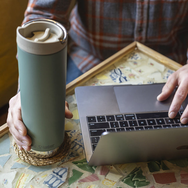 Reusable Stainless Steel Wide Tumbler, 20 oz.