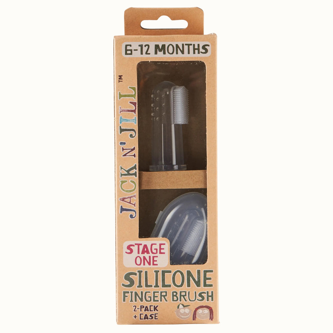 Medical-Grade Silicone Baby Finger Toothbrush, BPA-Free