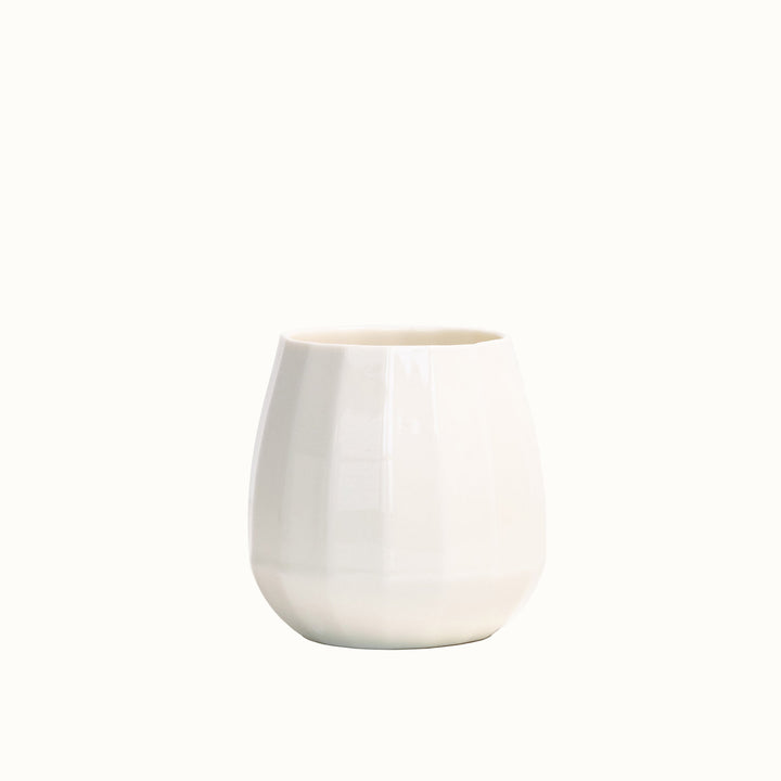 Handcrafted Lead-Free Porcelain Stemless Wine Glass