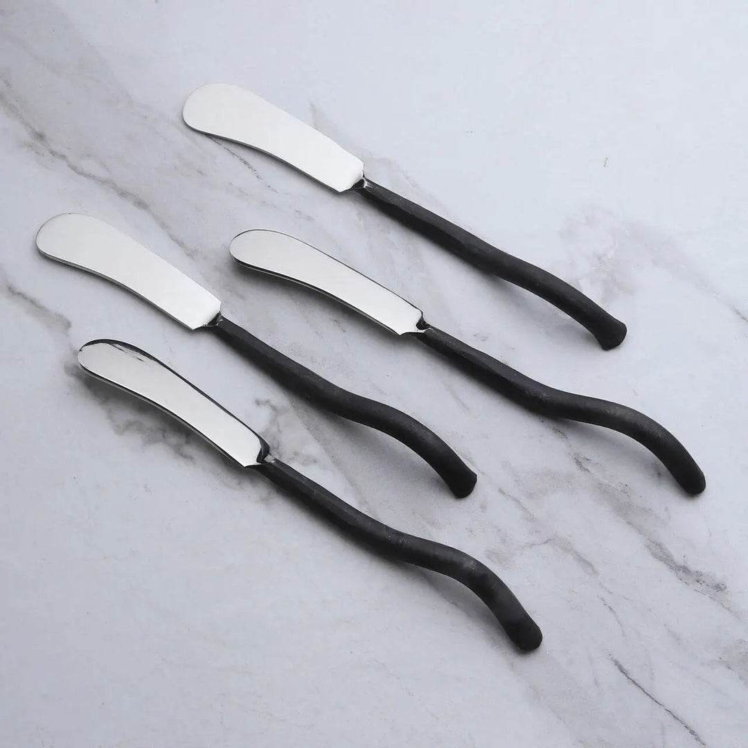Artisan Twig 18/8 Steel Cheese Spreaders, 4 Ct.