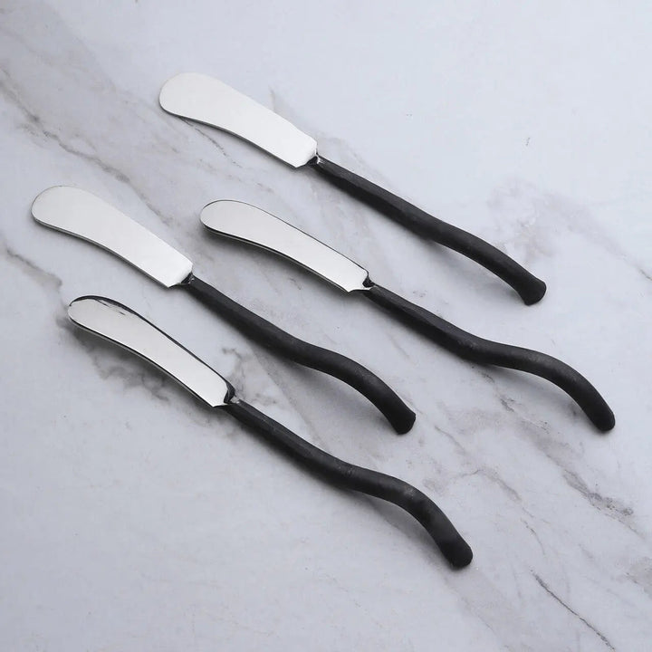 Artisan Twig 18/8 Steel Cheese Spreaders, 4 Ct.