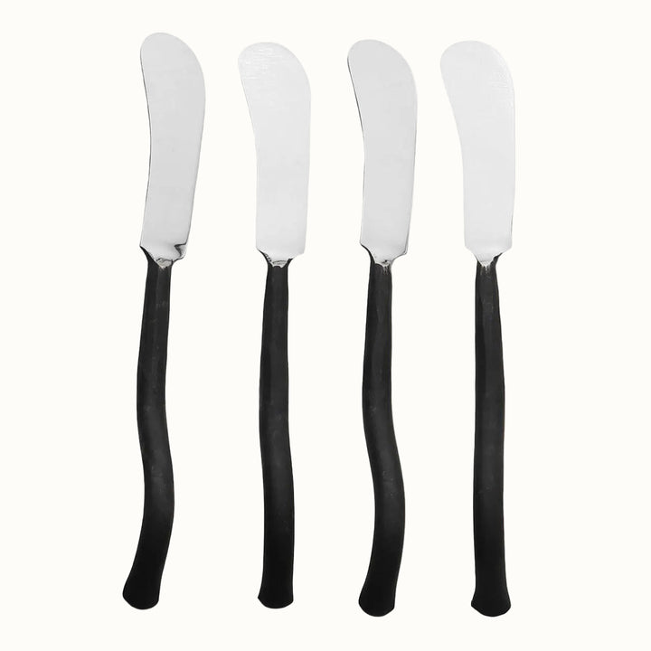Artisan Twig 18/8 Steel Cheese Spreaders, 4 Ct.