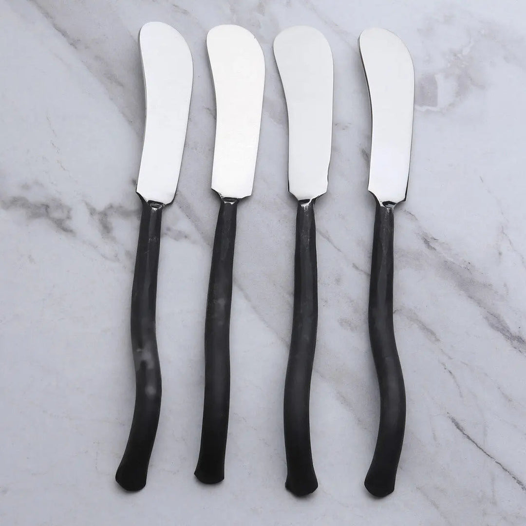Artisan Twig 18/8 Steel Cheese Spreaders, 4 Ct.