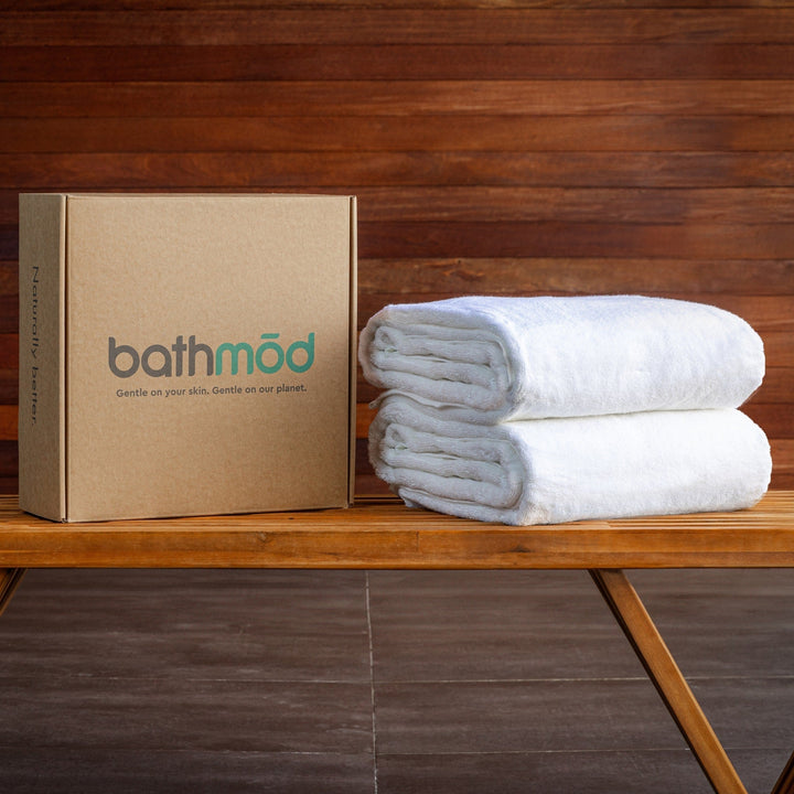 Organic 700 GSM Turkish Cotton Bath Sheets, 2 Ct.