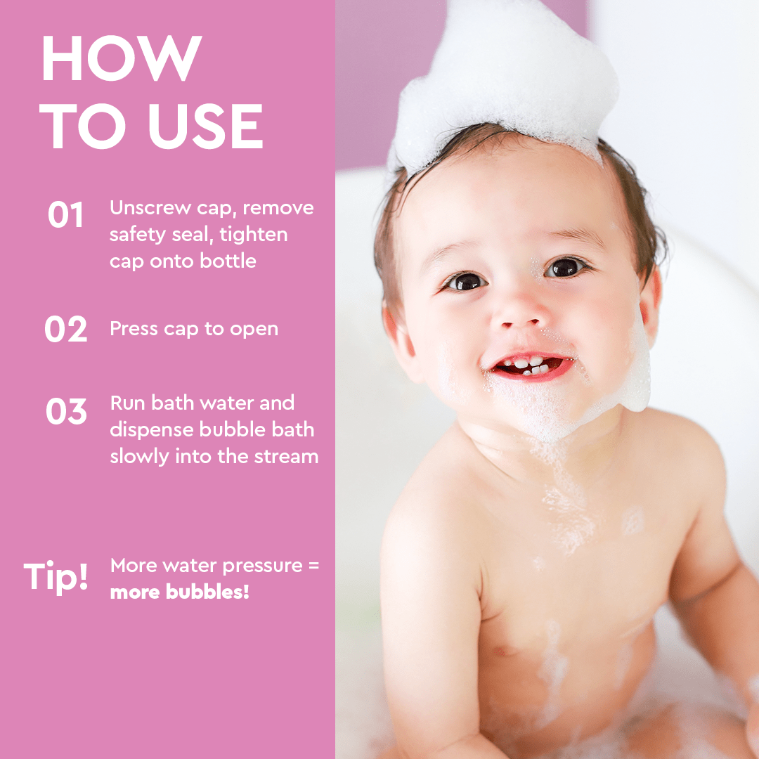 Hypoallergenic pH-Balanced Baby Bubble Bath, 16 oz.