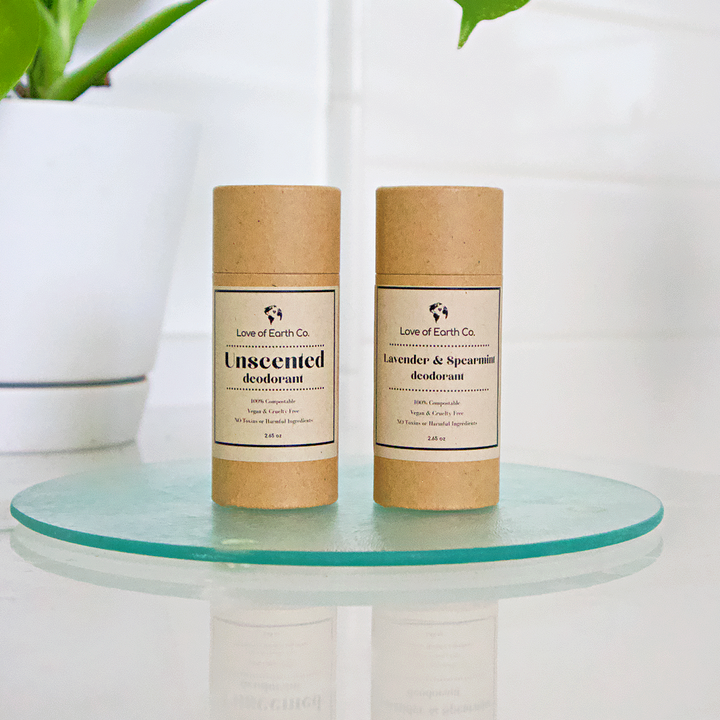 Handcrafted Vegan Deodorant Bar, Lavender Spearmint