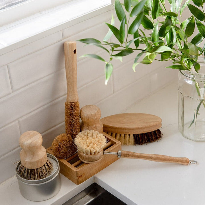 Biodegradable Plant-Fiber Dish Brush Kit, 5 Ct.
