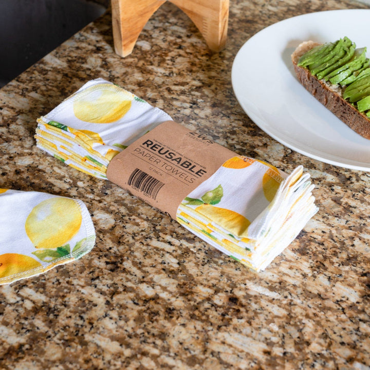 Organic Cotton Flannel Reusable Paper Towels