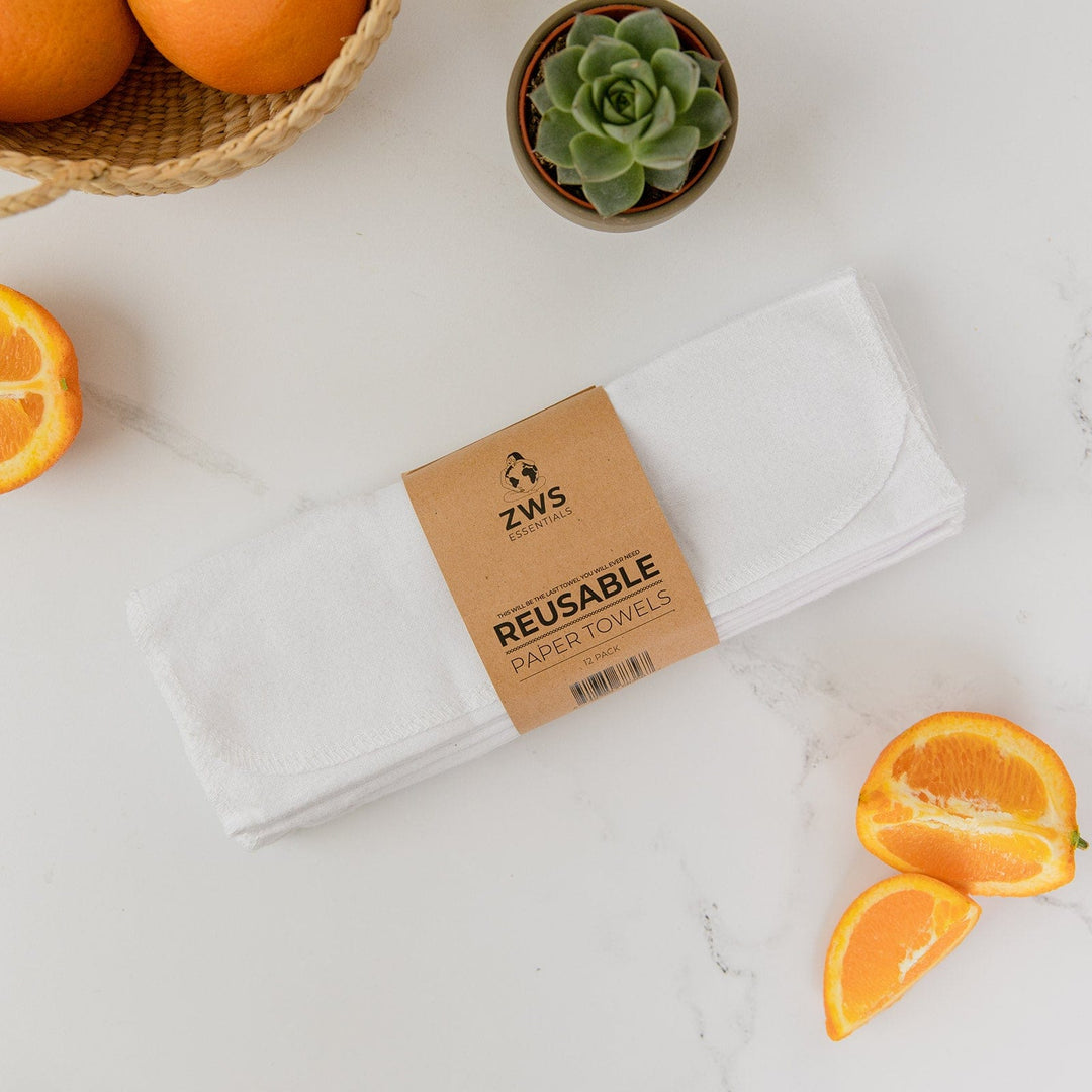 Organic Cotton Flannel Reusable Paper Towels