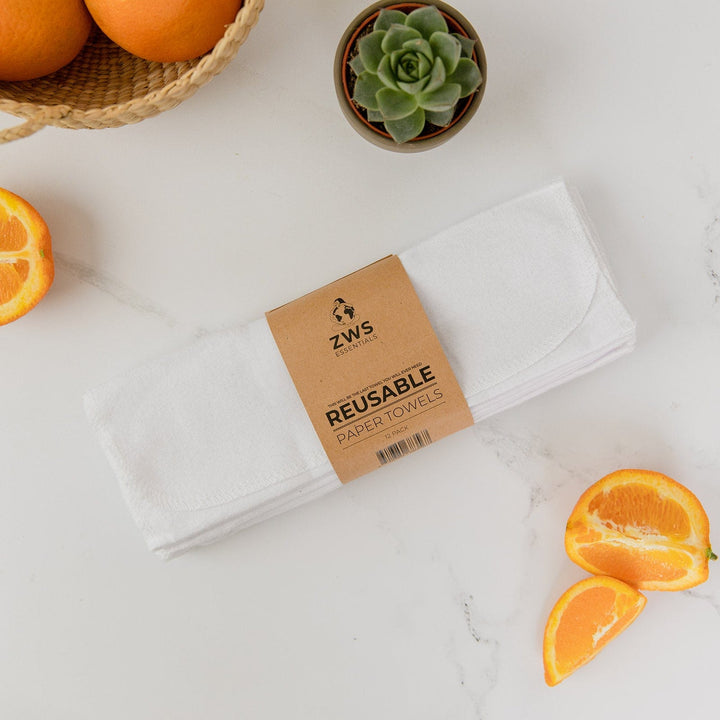 Organic Cotton Flannel Reusable Paper Towels