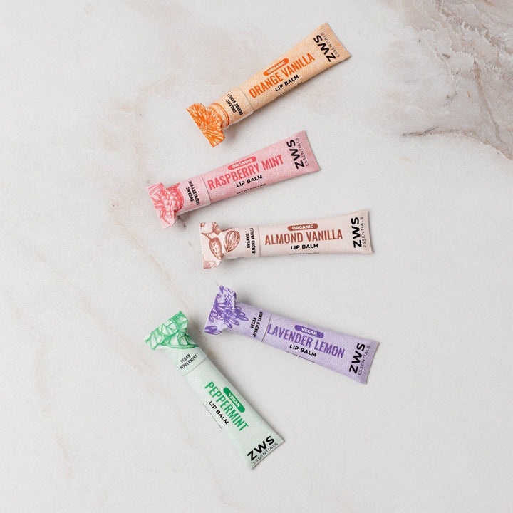 Organic Plant-Based Lip Care Balm, Compostable Tube