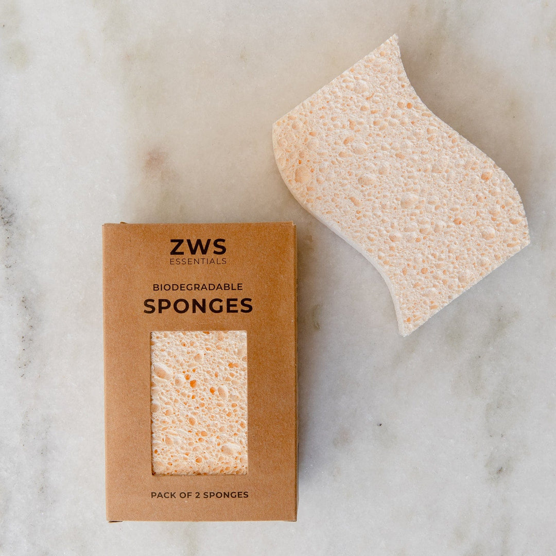 Biodegradable Wood Pulp Kitchen Sponges, 4 Ct.