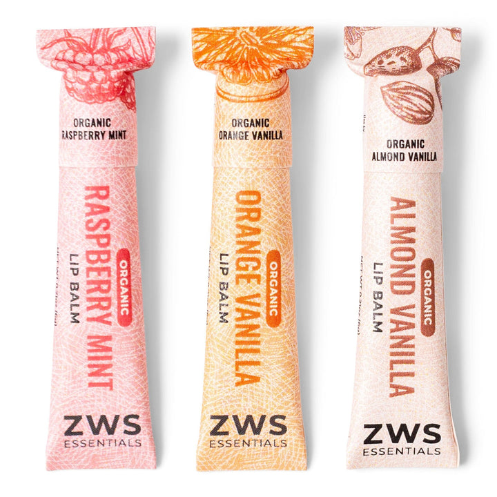 Organic Plant-Based Lip Care Balm, Compostable Tube