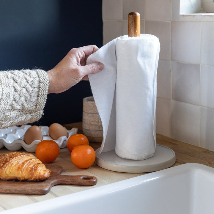 Organic Cotton Flannel Reusable Paper Towels