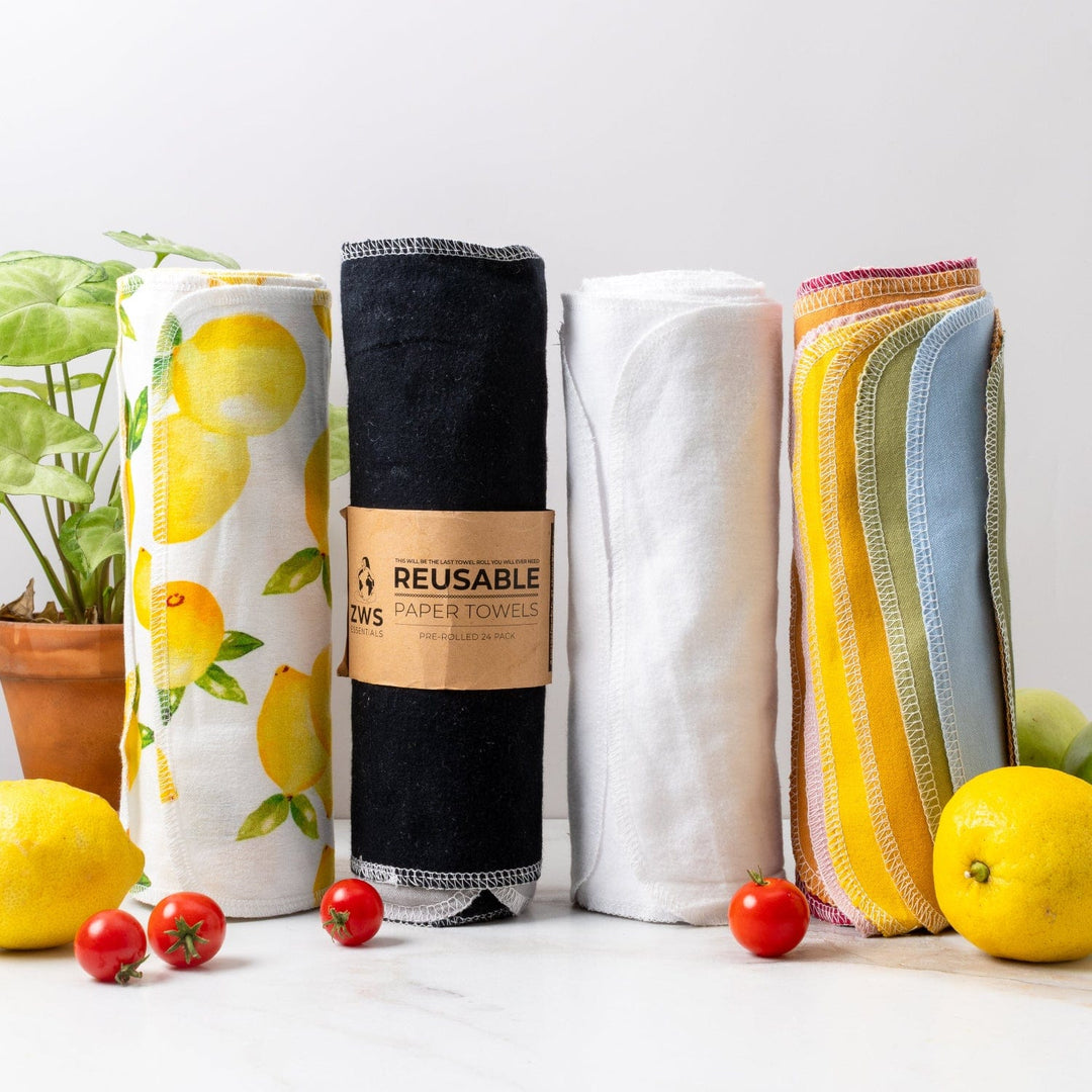 Organic Cotton Flannel Reusable Paper Towels