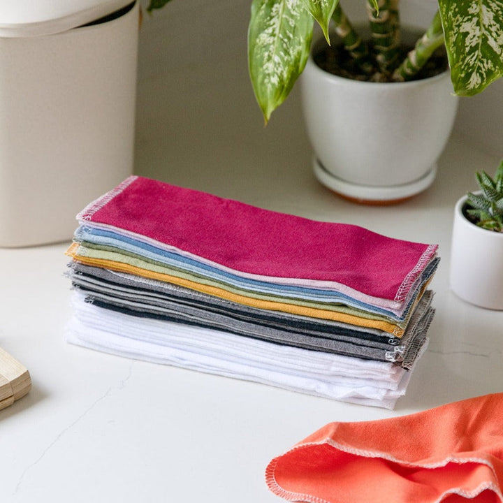 Organic Cotton Flannel Reusable Paper Towels