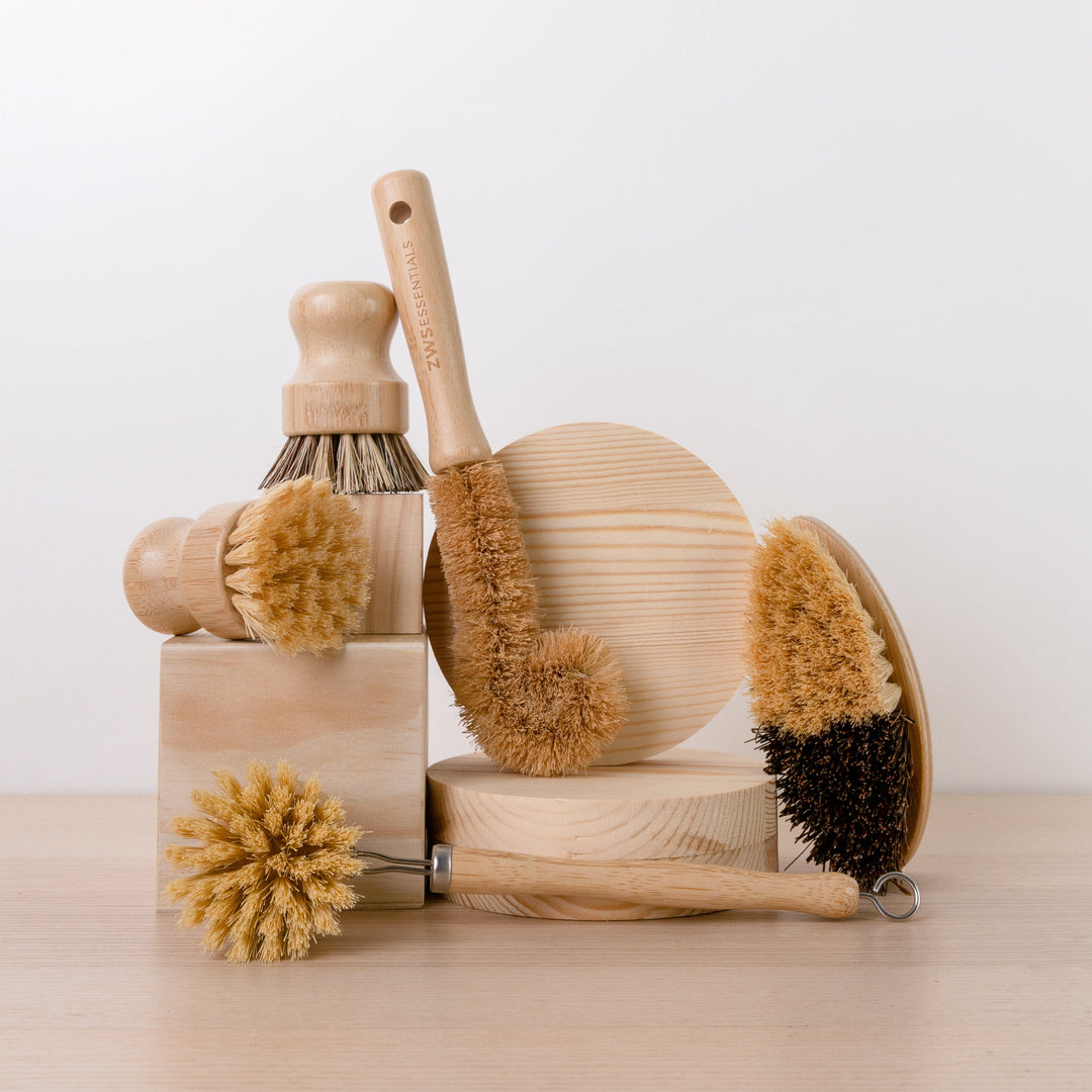 Biodegradable Plant-Fiber Dish Brush Kit, 5 Ct.